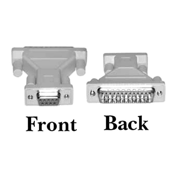 8Ware D-SUB DB 25-pin to DB 9-pin Male to Female Adapter 8Ware D-SUB DB 25-pin to DB 9-pin Male to Female Adapter
